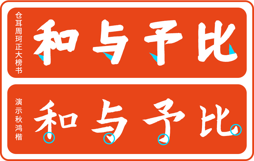 仓耳周珂正大榜书