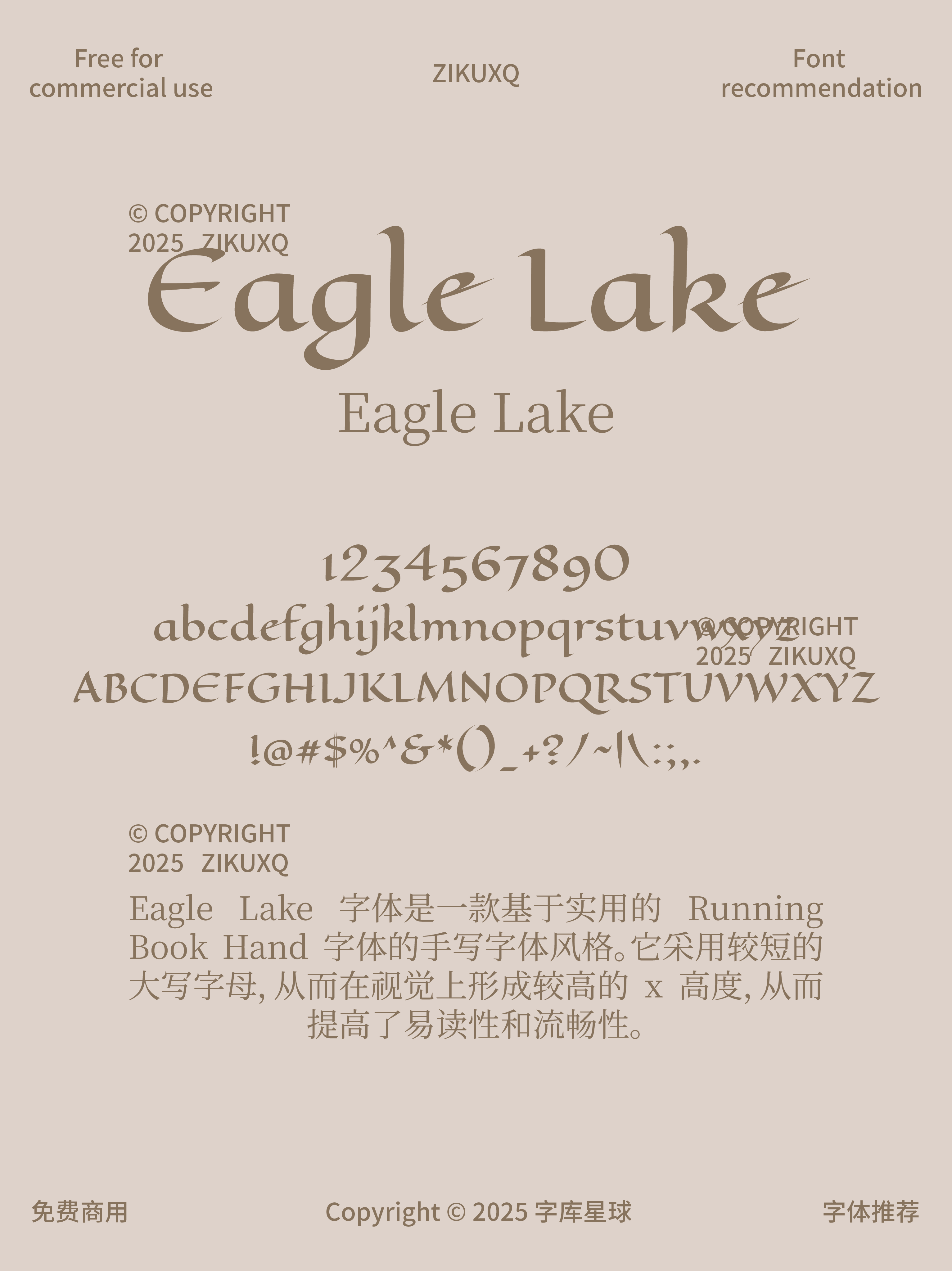 高级优雅现代衬线英文